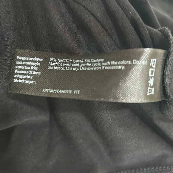 EILEEN FISHER WOMENS SWING TANK TOP SLEEVELESS BLACK OVERSIZED Sz XS - Picture 10 of 11